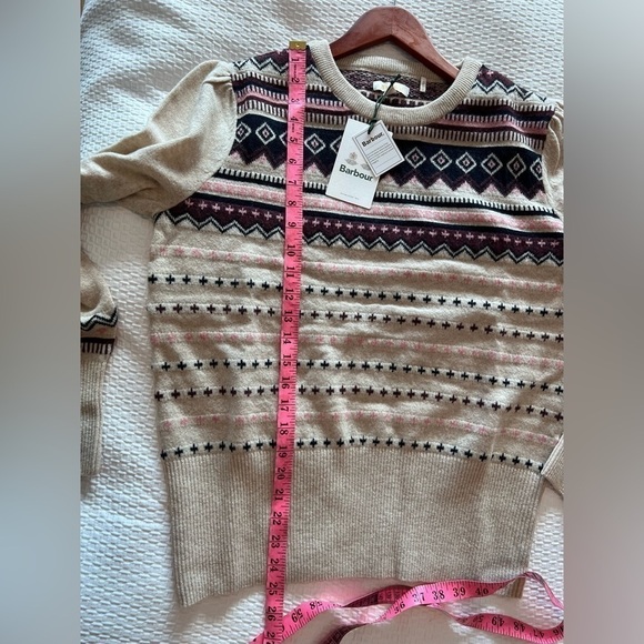 BARBOUR Birch Crew Neck Wool Blend Sweater NWT - Picture 10 of 15